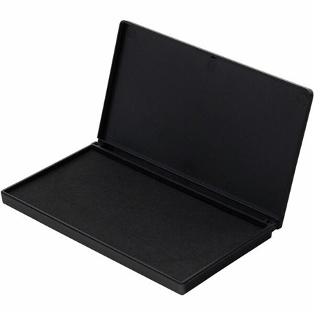 CLI Stamp Pad - 1 Each - 6.3" Width x 3.3" Length - Felt Pad - Black Ink - Black