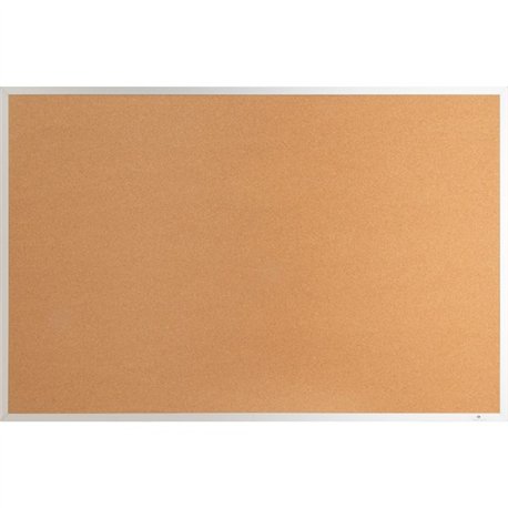 Lorell Bulletin Board - 48" Height x 72" Width - Cork Surface - Long Lasting, Warp Resistant - Silver Aluminum Frame - 1 Each