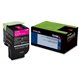 Lexmark Unison 701M Toner Cartridge - Laser - Standard Yield - 1000 Pages - Magenta - 1 Each