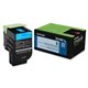 Lexmark 701HC Toner Cartridge - Laser - High Yield - 3000 Pages - Cyan - 1 Each