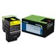 Lexmark Unison 701HY Toner Cartridge - Laser - High Yield - 3000 Pages Yellow - Yellow - 1 Each