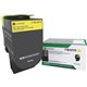 Lexmark Original Laser Toner Cartridge - Yellow - 1 Each - 2300 Pages