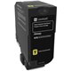 Lexmark Unison Original Toner Cartridge - Laser - Standard Yield - 7000 Pages - Yellow - 1 Each