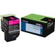 Lexmark Unison 801M Toner Cartridge - Laser - 1000 Pages Magenta - Magenta - 1 Each