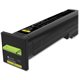 Lexmark Unison Original Toner Cartridge - Laser - High Yield - 17000 Pages - Yellow - 1 Each