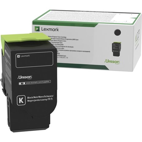 Lexmark Original Standard Yield Laser Toner Cartridge - Black - 1 Each - 1000 Pages