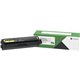 Lexmark Original Laser Toner Cartridge - Yellow - 1 Each - 1500 Pages