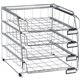Alba Wire A4 Display 21 Compartments - 400 x Sheet - 21 Compartment(s) - 1.57" - 44.1" Height x 30.7" Width x 5.1" Depth - Chrom