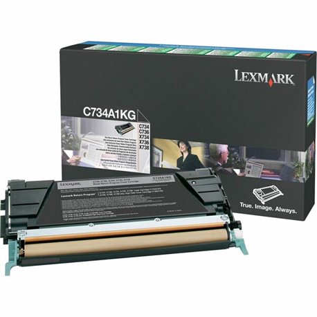 Lexmark Toner Cartridge - Laser - 8000 Pages - Black - 1 Each