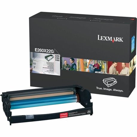 Lexmark E260X22G Photoconductor Kit - Laser Print Technology - 1 Each - Black