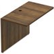 Lorell Chateau Series Bridge - 41.4" x 23.6"30" Bridge, 1.5" Top - Reeded Edge - Material: P2 Particleboard - Finish: Walnut, La