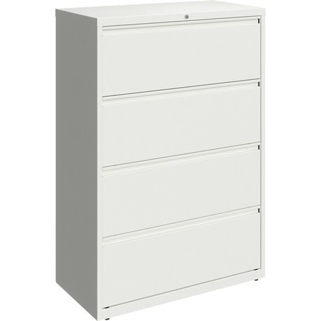 Lorell Fortress Series Lateral File - 36" x 18.6" x 52.5" - 4 x Drawer(s) for File - Letter, Legal, A4 - Hanging Rail, Magnetic 