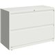 Lorell Fortress Series Lateral File - 42" x 18.6" x 28" - 2 x Drawer(s) for File - Letter, Legal, A4 - Hanging Rail, Magnetic La