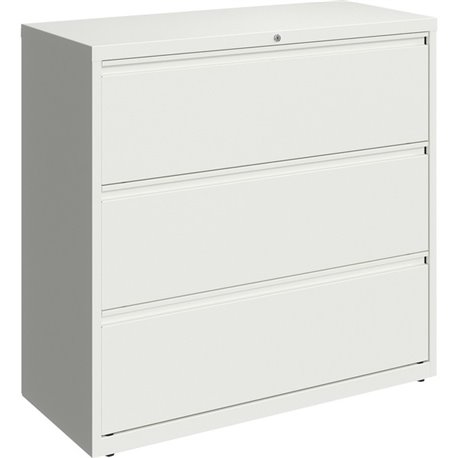 Lorell Fortress Series Lateral File - 42" x 18.6" x 40.3" - 3 x Drawer(s) for File - Letter, Legal, A4 - Lateral - Hanging Rail,