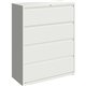 Lorell Fortress Series Lateral File - 42" x 18.6" x 52.5" - 4 x Drawer(s) for File - Letter, Legal, A4 - Lateral - Hanging Rail,