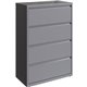 Lorell Fortress Series Lateral File - 36" x 18.6" x 52.5" - 4 x Drawer(s) for File - Letter, Legal, A4 - Lateral - Hanging Rail,