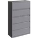 Lorell Fortress Series Lateral File w/Roll-out Posting Shelf - 42" x 18.6" x 67.6" - 2 x Drawer(s) for File - Letter, Legal, A4 