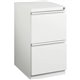 Lorell 20" File/File Mobile File Cabinet with Full-Width Pull - 15" x 19.9" x 27.8" for File - Letter - Mobility, Ball-bearing S