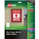 Avery 5"x7" Removable Label Safety Signs - 5" Width x 7" Length - Removable Adhesive - Rectangle - Laser, Inkjet - White - Film 