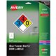 Avery 8"x8" Removable Label Safety Signs - 8" Width x 8" Length - Removable Adhesive - Rectangle - Laser, Inkjet - White - Film 