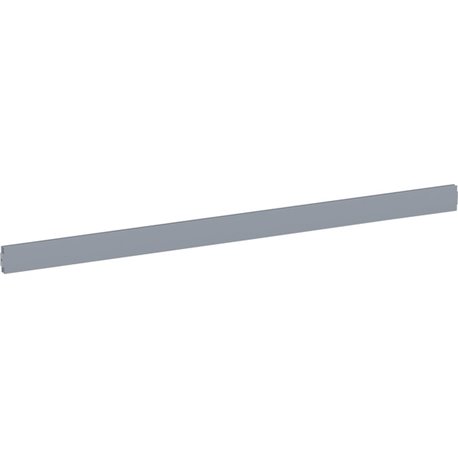 Lorell Single-Wide Horizontal Panel Strip for Adaptable Panel System - 33.1" Width x 0.5" Depth x 1.8" Height - Aluminum - Silve