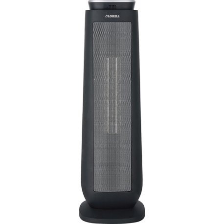 Lorell Tower Heater - Ceramic - Electric - 2 x Heat Settings - Tower - Black