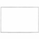 Lorell Dry-erase Board - 72" (6 ft) Width x 48" (4 ft) Height - White Styrene Surface - Silver Aluminum Frame - Rectangle - 1 Ea