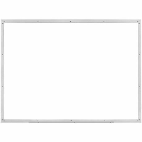 Lorell Dry-erase Board - 48" (4 ft) Width x 36" (3 ft) Height - White Styrene Surface - White Aluminum Frame - Rectangle - 1 Eac