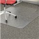 Lorell Low Pile Standard Lip Economy Chairmat - Carpeted Floor - 48" Length x 36" Width x 0.095" Thickness - Lip Size 10" Length