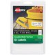 Avery Durable ID Labels - Permanent Adhesive - Rectangle - White - Film - 4 / Sheet - 10 Total Sheets - 40 Total Label(s) - 40 /