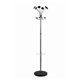 Alba Classic Coat Stand - 6 Hooks - 6 Pegs - for Garment, Clothes - Stainless Steel - 1 Each