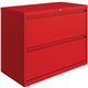 Lorell Fortress Series Lateral File - 36" x 18.6" x 28" - 2 x Drawer(s) for File - Letter, Legal, A4 - Lateral - Hanging Rail, M