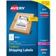 Avery TrueBlock Shipping Label - 5 1/2" Width x 8 1/2" Length - Permanent Adhesive - Rectangle - Laser - White - Paper - 2 / She