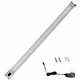 Lorell Under Cabinet Task Light - 7 W LED Bulb - Adjustable Angle - 420 lm Lumens - Undercabinet Mountable - Silver - for Cabine