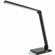 Lorell 8-watt SMD LED Task Light - 8 W LED Bulb - USB Charging, Dimmable - Aluminum, Plastic - Desk Mountable - Black - for Desk