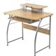 Lorell Computer Desk with Upper Shelf - For - Table TopLaminated Rectangle Top x 23.60" Table Top Width x 35.40" Table Top Depth