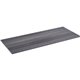 Lorell Relevance Series Charcoal Laminate Office Furniture - 72" x 30" Table Top - Straight Edge - Material: Polyvinyl Chloride 