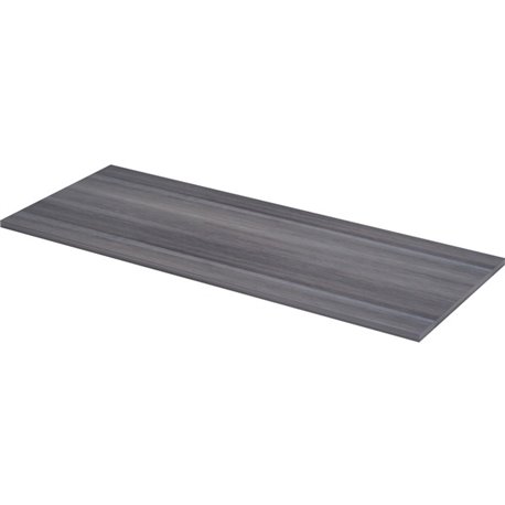 Lorell Relevance Series Tabletop - 59.9" x 23.6" x 1" Table Top - Straight Edge - Finish: Charcoal, Laminate