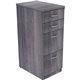 Lorell Relevance Series 4-Drawer File Cabinet - 15.5" x 23.6"40.4" - 4 x File, Box Drawer(s) - Finish: Charcoal, Laminate