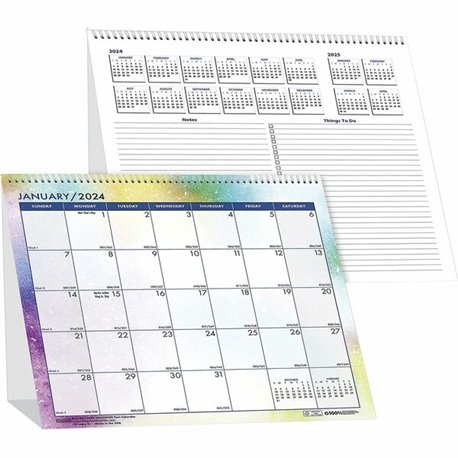 Nature Saver Letter Recycled Classification Folder - 8 1/2" x 11" - End Tab Location - 2 Divider(s) - Fiberboard - Blue - 100% R