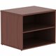 Lorell Relevance Series Storage Cabinet Credenza w/No Doors - 29.5" x 22"23.1" - 2 Shelve(s) - Finish: Mahogany, Laminate