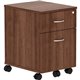 Lorell Relevance Series 2-Drawer File Cabinet - 15.8" x 19.9"22.9" - 2 x File, Box Drawer(s) - Finish: Laminate, Walnut