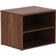 Lorell Relevance Series Storage Cabinet Credenza w/No Doors - 29.5" x 22"23.1" - Finish: Walnut Laminate