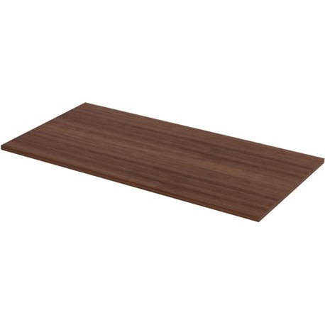 Lorell Relevance Series Tabletop - Walnut Rectangle Top - 60" Table Top Width x 30" Table Top Depth x 1" Table Top Thickness - A