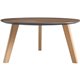 Lorell Quintessence Collection Coffee Table - 15.8" x 32" - Knife Edge - Walnut Laminate Table Top