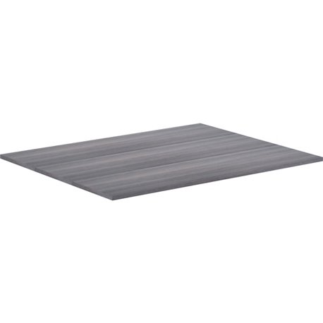 Lorell Revelance Conference Rectangular Tabletop - 59.9" x 47.3" x 1" x 1" - Material: Laminate - Finish: Weathered Charcoal