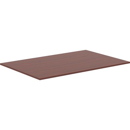 Lorell Revelance Conference Rectangular Tabletop - 71.6" x 47.3" x 1" x 1" - Material: Laminate - Finish: Mahogany