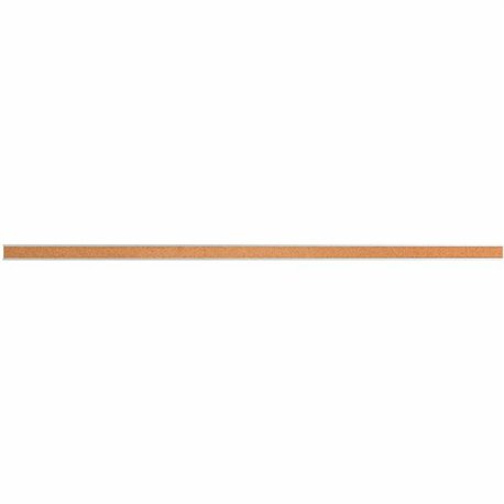 Lorell Cork Strip Bulletin Bar - 18" Width - Cork Surface - Self-healing, Fade Resistant, Self-sealing - Anodized Aluminum Frame