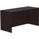 Lorell Essentials Series Credenza Shell - 60" x 24"29.5" Credenza Shell, 1" Top - Finish: Espresso, Silver Brush