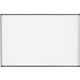 Lorell Magnetic Dry-erase Board - 72" (6 ft) Width x 48" (4 ft) Height - Aluminum Steel Frame - Rectangle - Magnetic - Marker Tr